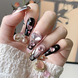 10pcs/Set Diamond Press-On Nails