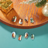 24pcs/Set Christmas Press-On Nails