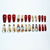 24pcs/Set Clock Press-On Nails