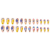 24pcs/Set Bee & Floral Bloom Press-On Nails