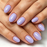 24pcs/Set Solid Klein Blue Press-On Nails