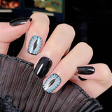 10pcs/Set Evil Eye Cat Eye Press-On Nails