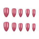 24pcs/Set Pink Press-On Nails