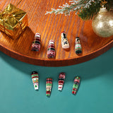 24pcs/Set Christmas Reindeer Press-On Nails