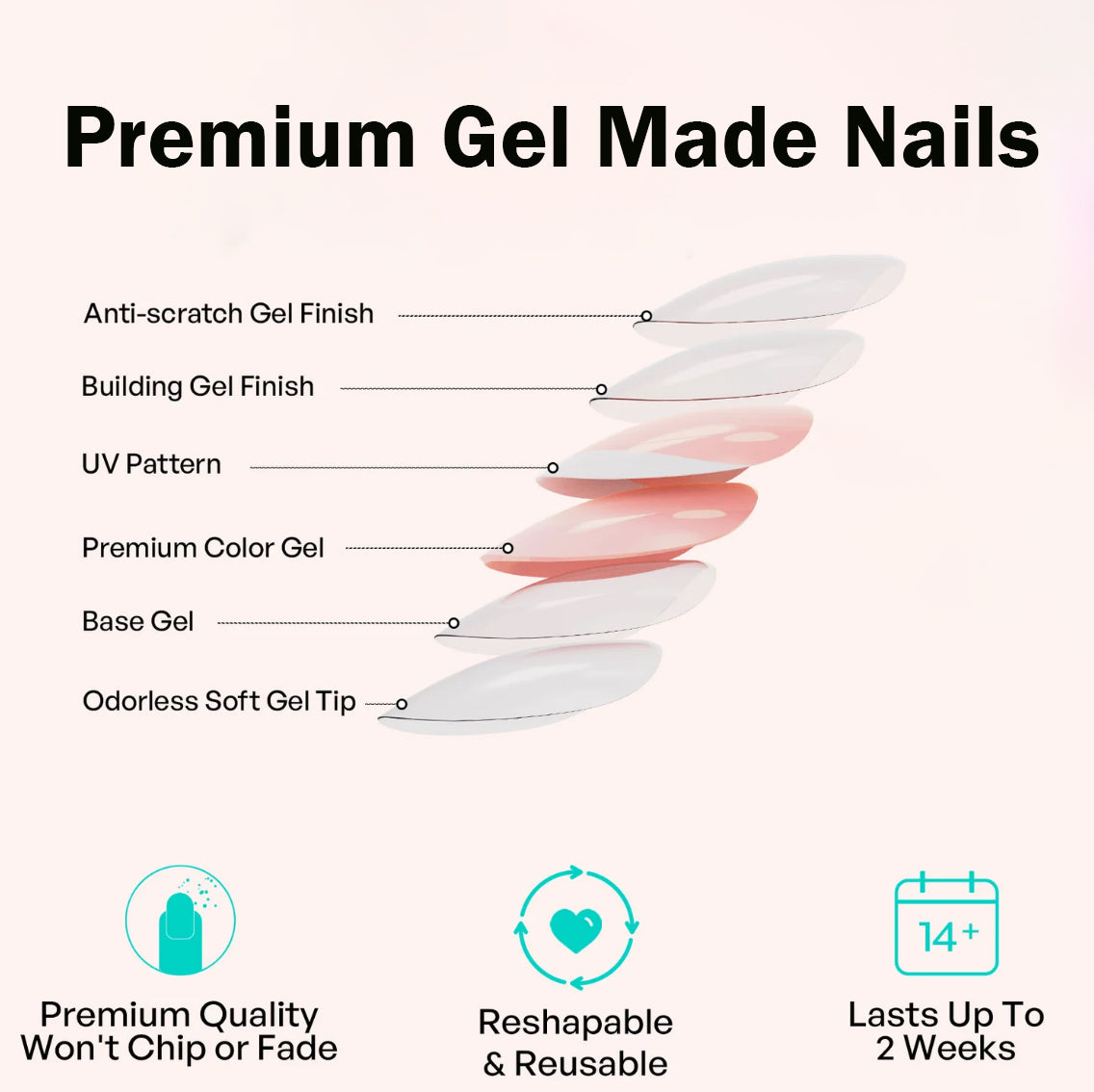 24pcs/Set Cat Eye Golden Star Press-On Nails