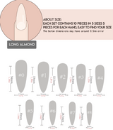 24pcs/Set Long White French with Crystal Rhinestones Press-On Nails