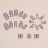 24pcs/Set Heart Wave Press-On Nails