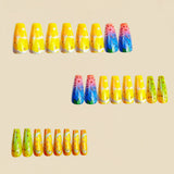 24pcs/Set Summer Fruit Slice Press-On Nails