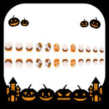 24pcs/Set Mini Pumpkin French Press On Nails