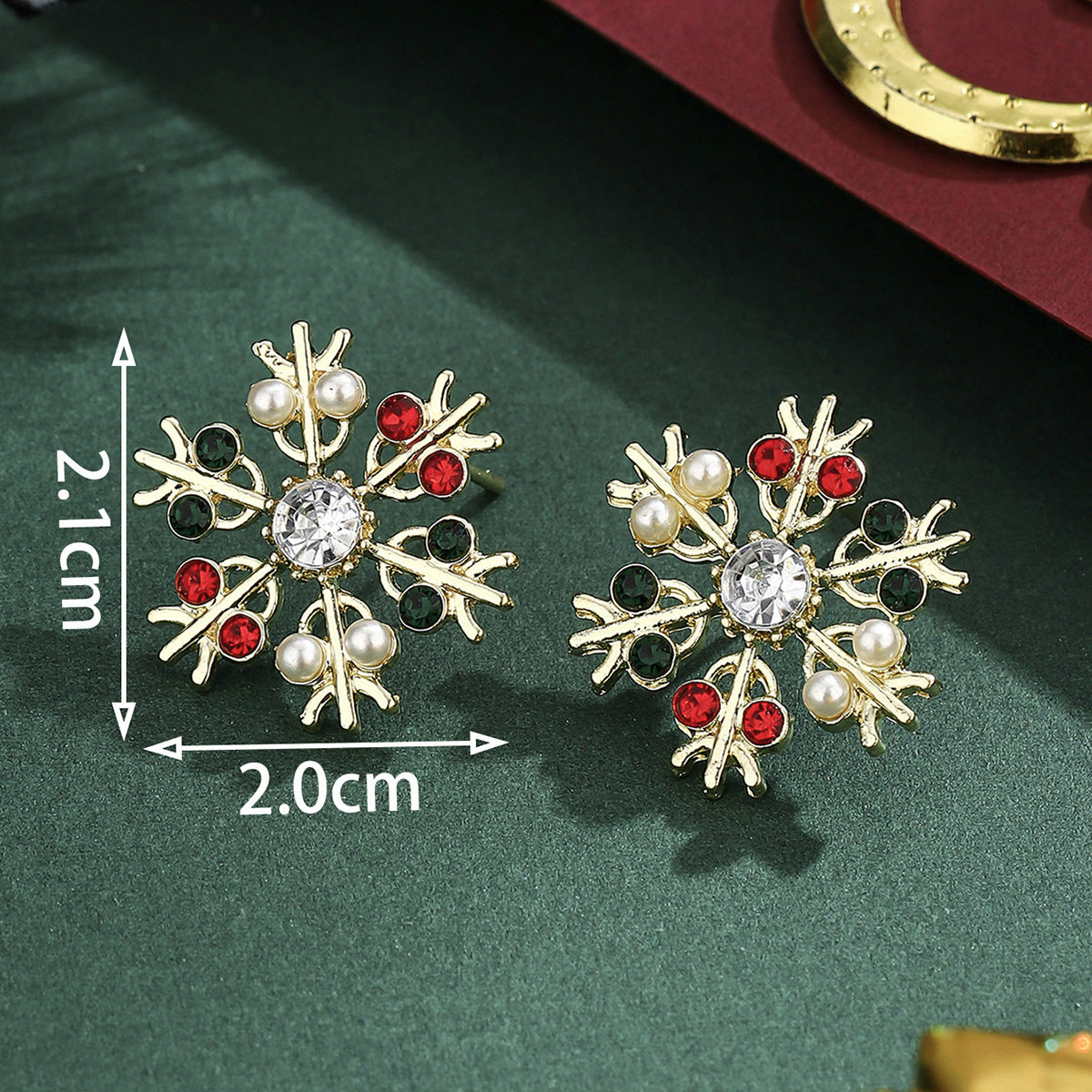 Alloy Reindeer Stud Earrings