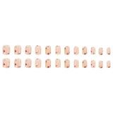 24pcs/Set Cute Floral Press On Nails
