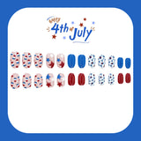 24pcs/Set Starry Leopard Press-On Nails