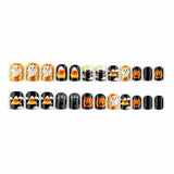 24pcs/Set Ghost, Pumpkin & Bat Press On Nails