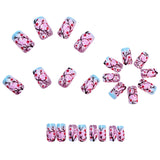 24pcs/Set Cherry Blossom Gradient Branches Press-On Nails