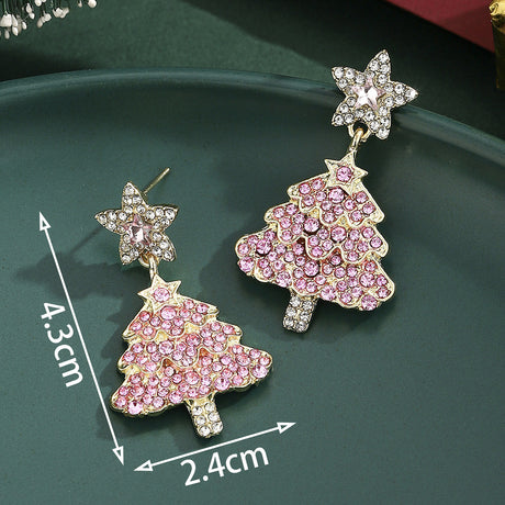 Alloy Snowmen Stud Earrings