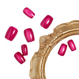 30pcs/Set Dragon Fruit Cat Eye Press On Nails