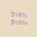 30pcs/Set 3D Ghost Press On Nails