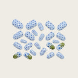 24pcs/Set Countryside Polka Dot Tulip Press-On Nails
