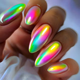 24pcs/Set Multicolor Gradient Press-On Nails