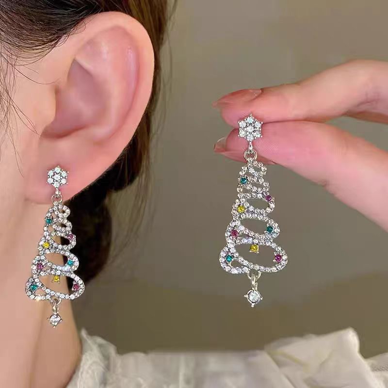 Christmas Tree Stud Earrings