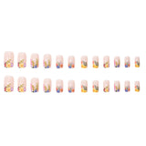 24pcs/Set Summer Tiny Flowers Press On Nails