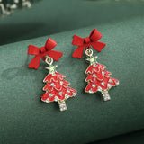 Alloy Reindeer Stud Earrings
