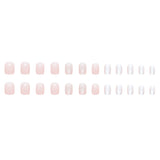 24pcs/Set Glitter Pearl Press-On Nails