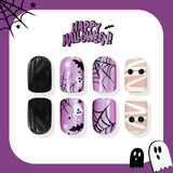 24pcs/Set Ghost, Bat & Mummy Press On Nails