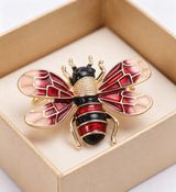Enamel Alloy Bee Brooch