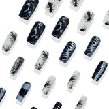 24pcs/Set Ant & Centipede Spine Press-On Nails