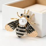 Hand-Painted Bee Brooch