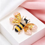 Enamel Alloy Bee Brooch