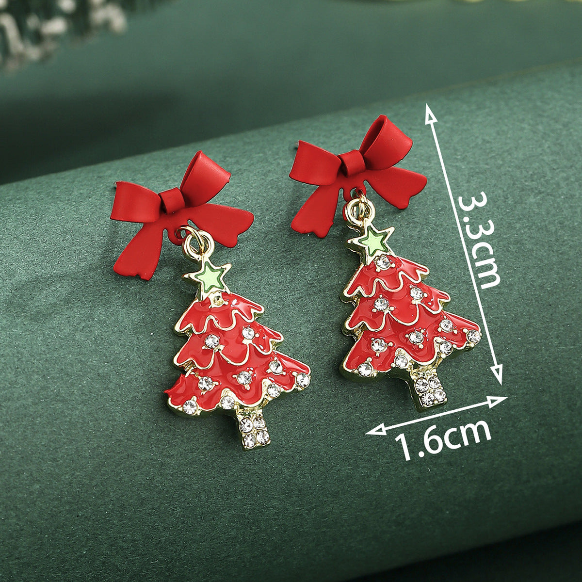 Alloy Reindeer Stud Earrings