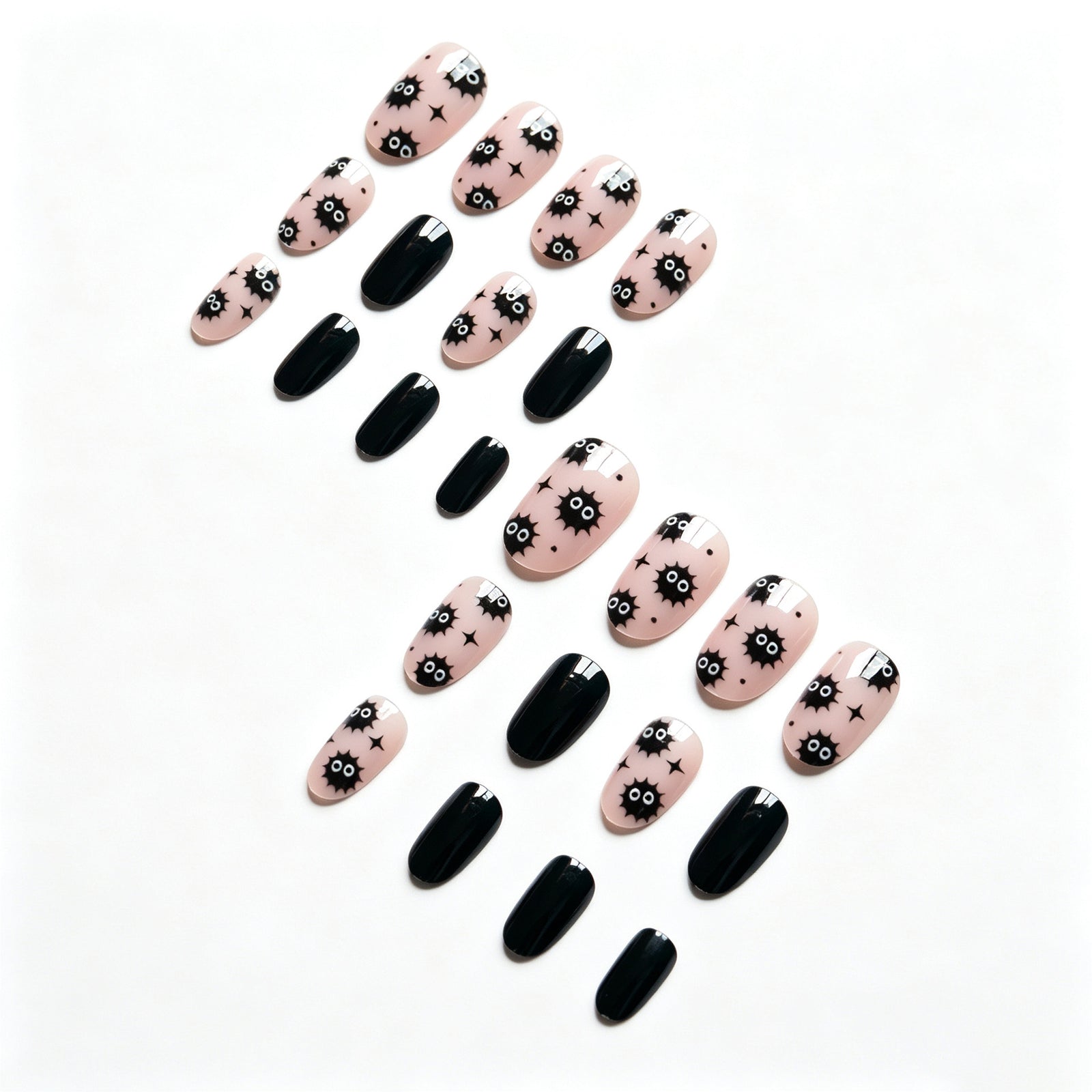 24pcs/Set Cute Cartoon Spider Press On Nails
