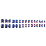 24pcs/Set Starry Waves Press-On Nails