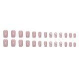 24pcs/Set Heart Wave Press-On Nails