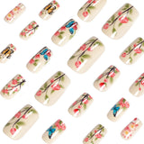 24pcs/Set Butterfly & Floral Press-On Nails