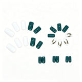 24pcs/Set Gold Leaf Press-On Nails