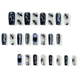 24pcs/Set Ant & Centipede Spine Press-On Nails
