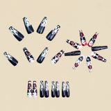 24pcs/Set Dark Skull Press-On Nails