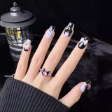 10pcs/Set Cartoon Little Devil Eye Press-On Nails