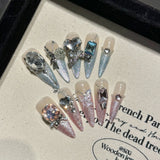 10pcs/Set Diamond Press-On Nails