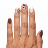 24pcs/Set Minimalist Rose Short Press-On Nails