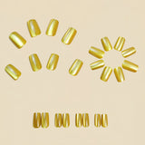 24pcs/Set Cat Eye Press-On Nails