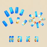 24pcs/Set Starfish & Seashell Press-On Nails