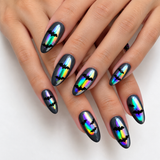 24pcs/Set Halloween Bat Press-On Nails