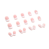 24pcs/Set Minimalist French Pure Desire Press-On Nails