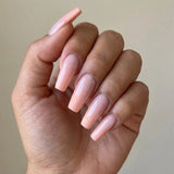 24pcs/Set Chrome Pink Gradient Press-On Nails
