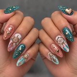 24pcs/Set Dreamcatcher Vintage Bohemian Style Press-On Nails