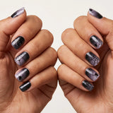 24pcs/Set Short Halloween Spiderweb Ghost Face Press-On Nails